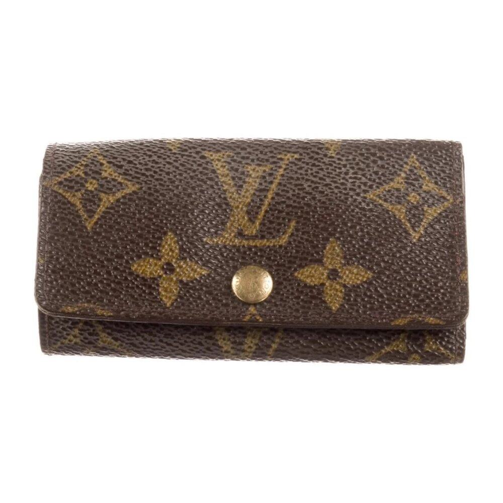 LOUIS VUITTON Vintage Unisex Canvas Monogram 1998 Key Holder